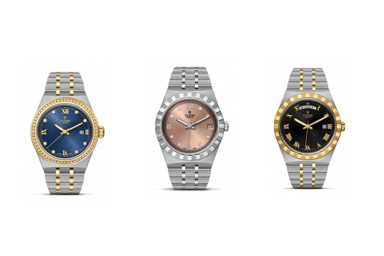 https://www.ladifference.ca/tudor/tudor_royal_28mm_steel_m28323-0002/45990255/en , https://www.ladifference.ca/tudor/tudor-royal-38mm-steel-m28500-0007/45990142/en , https://www.ladifference.ca/tudor/tudor-royal-41mm-steel-and-gold-m28603-0003/45135962/en