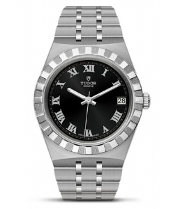 A TUDOR Royal watch with a black dial is available at La Différence Time Centre.