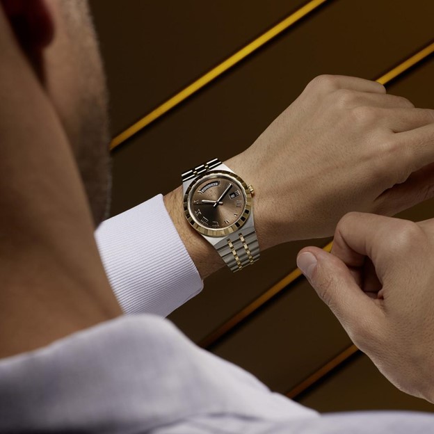 Tudor Royal watch with Chocolate watch face